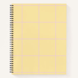 Cuaderno Diseño de patrón de franja vertical de color suave