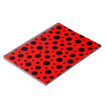 Diseño de Patrón de Lunares Rojo y Negro en Negrit