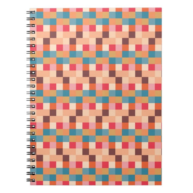 Cuaderno Diseño de patrones abstractos modernos (Frente)