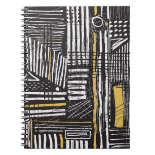 Cuaderno Diseño de patrones abstractos y creativos sin fisu