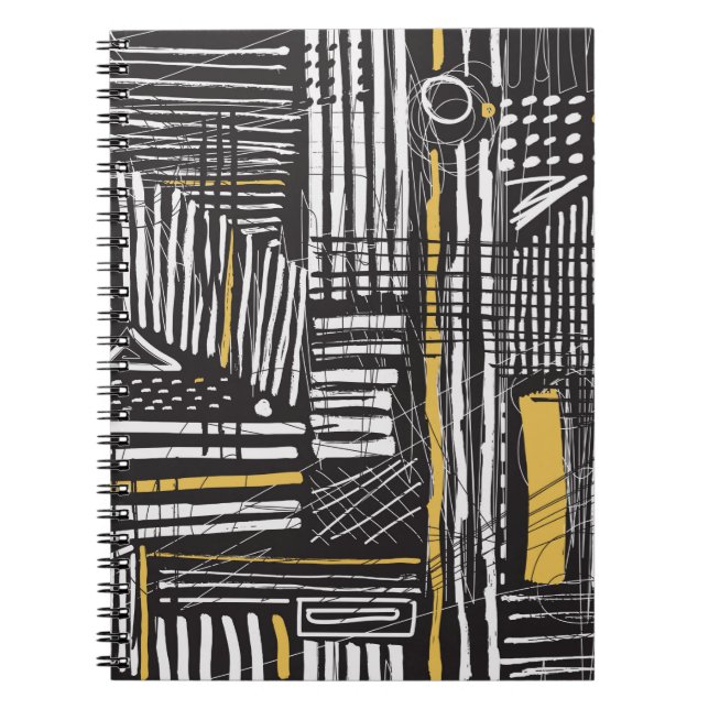 Cuaderno Diseño de patrones abstractos y creativos sin fisu (Frente)
