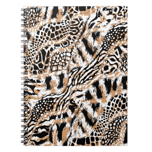 Cuaderno Diseño de patrones animales. Desi de patrón de leo (Frente)