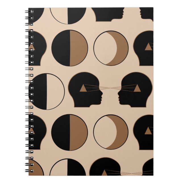 Cuaderno Diseño de patrones celestes sin foco con energía h (Frente)