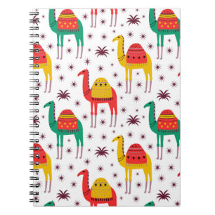 Cuaderno Diseño de patrones de camello en color plano