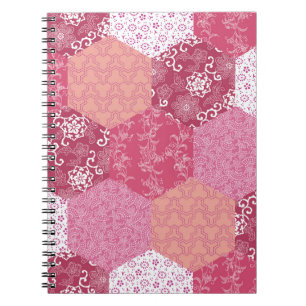 Cuaderno Diseño de patrones de parches de estilo japonés