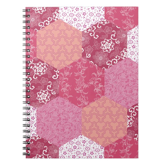 Cuaderno Diseño de patrones de parches de estilo japonés (Frente)