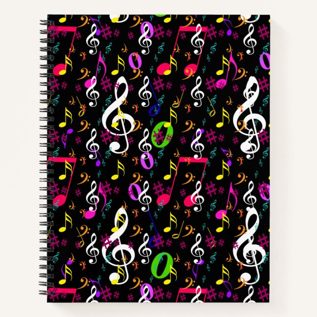 Cuaderno Diseño de patrones de símbolos musicales (Anverso)