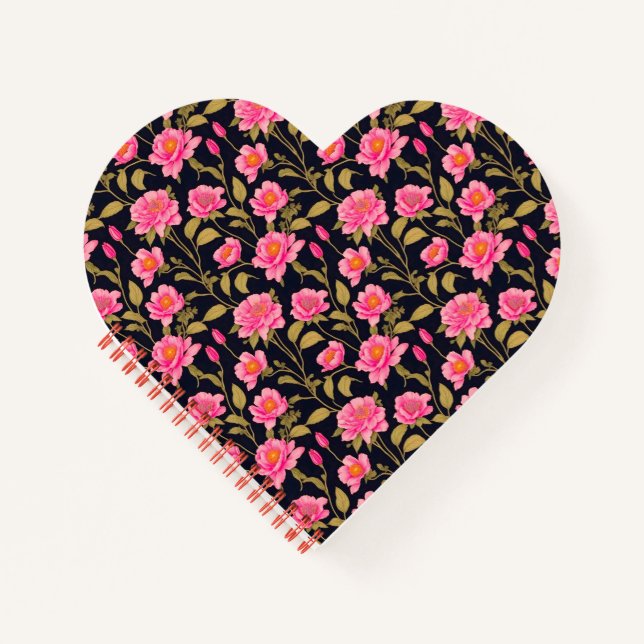 Cuaderno Diseño de patrones digitales florales 24 - Portáti (Anverso)