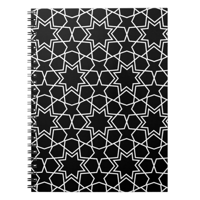 Cuaderno Diseño de patrones geométricos islámicos en árabe (Frente)