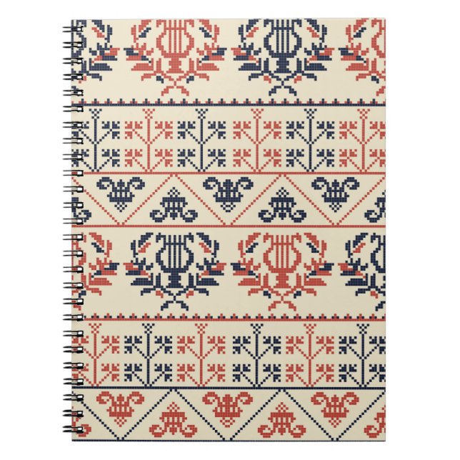 Cuaderno Diseño de patrones impecable con el palestino trad (Frente)