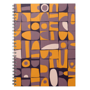 Cuaderno Diseño de patrones impecable con un chaparrón geom