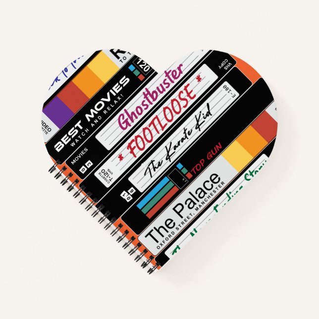 Cuaderno Diseño de películas VHS retro (Anverso)