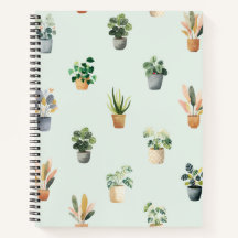 Diseño de planta interior botánica con patrón de p