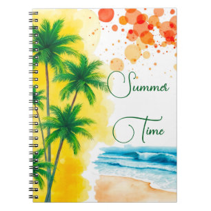 Cuaderno diseño de playa “Verano”