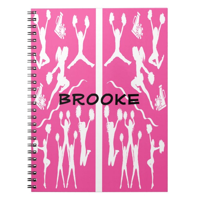 CUADERNO DISEÑO DE PORTÁTILES ESPECIALES CHEERLEADER BLANCO (Frente)