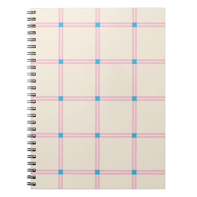 Cuaderno Diseño de punto con patrón de franja vertical de c (Frente)