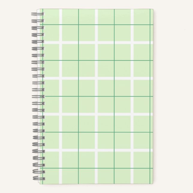 Cuaderno Diseño de punto con patrón de franja vertical de c (Anverso)