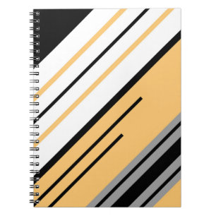 Cuaderno Diseño de rayas diagonales