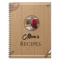Diseño de receta de cocina rústica de mamá editabl