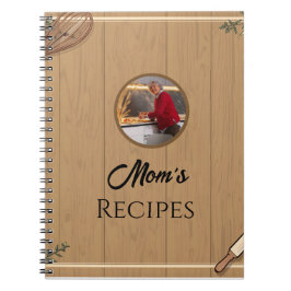 Cuaderno Diseño de receta de cocina rústica de mamá editabl