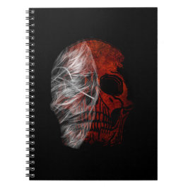 CUADERNO DISEÑO DE REGALOS GRÁFICOS HALLOWEEN SKULL