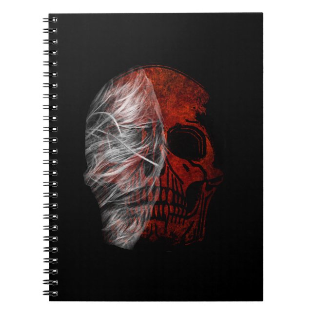 CUADERNO DISEÑO DE REGALOS GRÁFICOS HALLOWEEN SKULL (Frente)