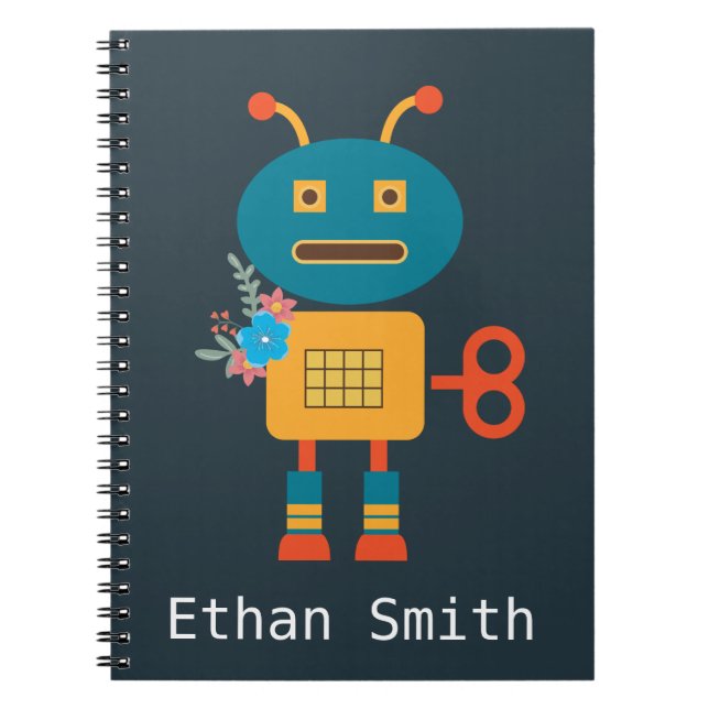 Cuaderno Diseño de robots pequeños (Frente)