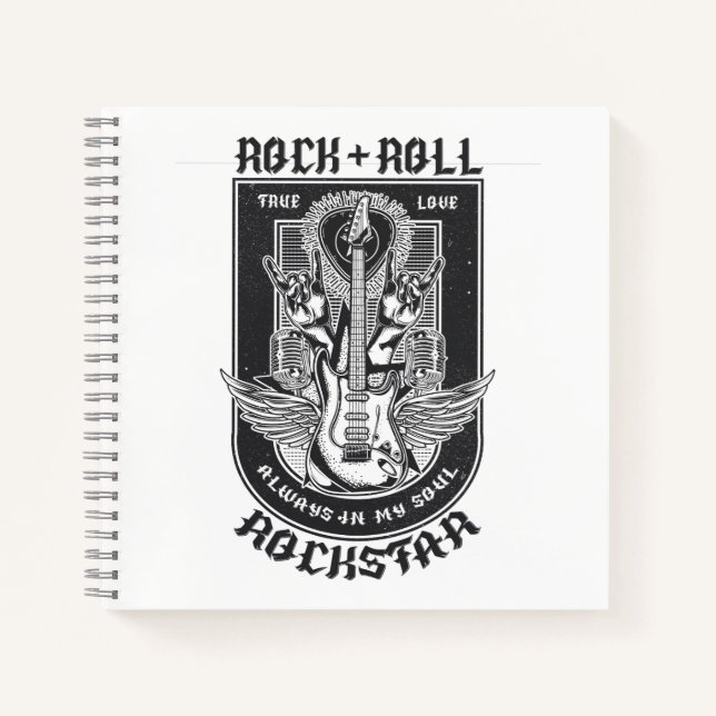 Cuaderno Diseño de rock de guitarra (Anverso)