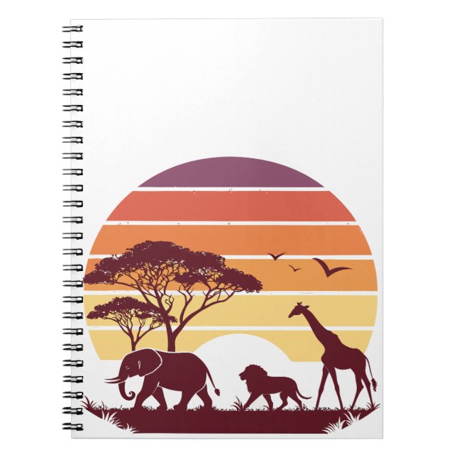Cuaderno Diseño de Safari de Silhouette para la Vida Silves (Frente)