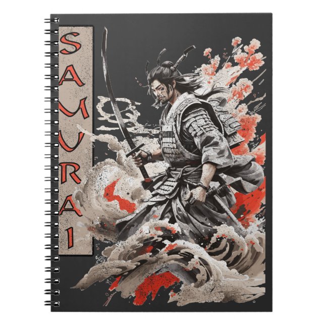 Cuaderno Diseño de Samurai Vintage (Frente)