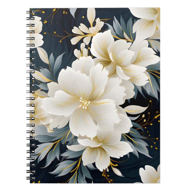 Cuaderno Diseño de serie floral Boda 8 (Frente)