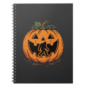 Cuaderno Diseño de silueta de calabaza de Halloween de Bigf
