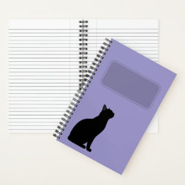 Cuaderno Diseño de siluetas de mascotas lindas - Gatos 1 +