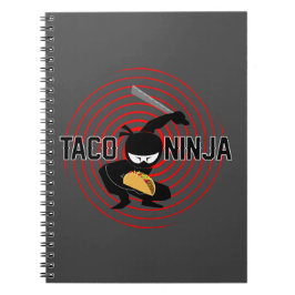 Cuaderno Diseño de Taco Ninja - Portátil de fotos en espira