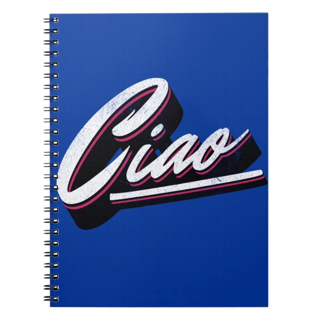 Cuaderno Diseño de texto en ciao (Frente)