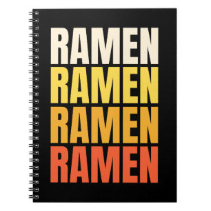 Cuaderno Diseño de texto Ramen