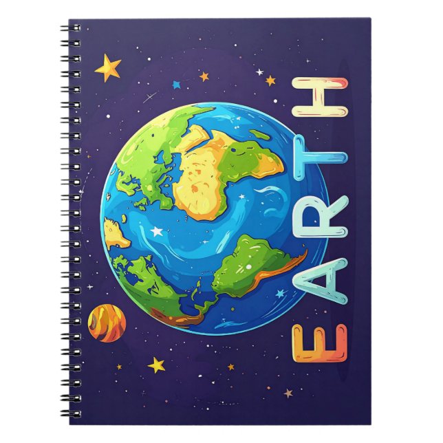 Cuaderno Diseño de Tierra Adorable – Educativo (Frente)