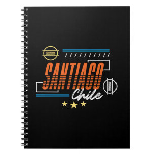 Cuaderno Diseño de tipografía moderna retro Santiago Chile