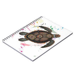 Cuaderno Diseño de tortugas marinas de Mandala