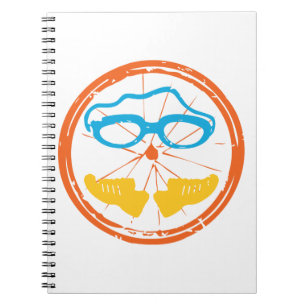 Cuaderno Diseño de triatlón en varios productos de consumo