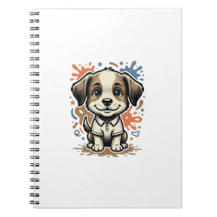 Cuaderno Diseño de vector de grabado de salpicaduras de cac