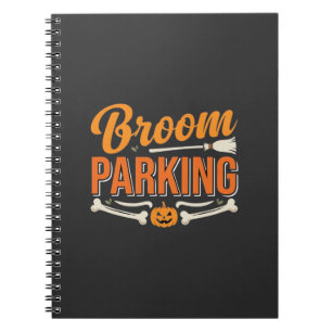 Cuaderno Diseño de vector de Halloween de aparcamiento de e