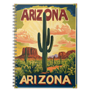 Cuaderno Diseño de viaje de cosecha de Arizona