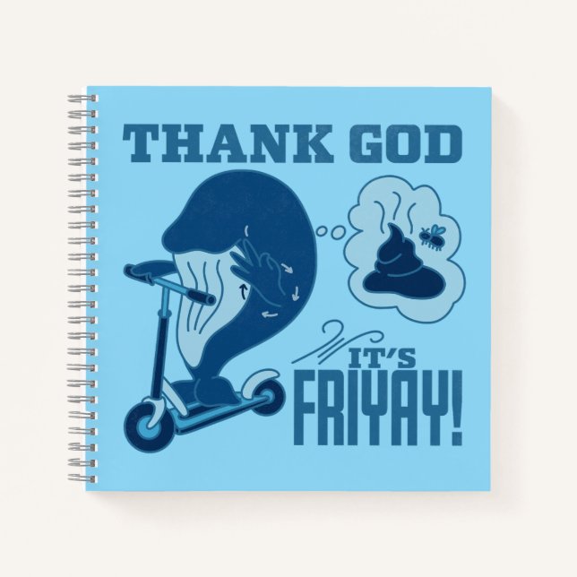Cuaderno Diseño de viernes en ASL - ¡Gracias a Dios es Vier (Anverso)