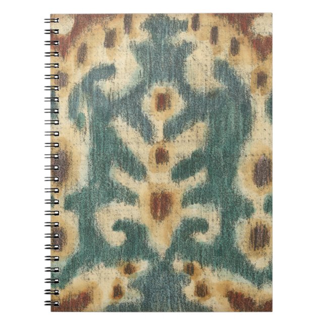 Cuaderno Diseño decorativo de Ikat Fabric por Chariklia Zar (Frente)