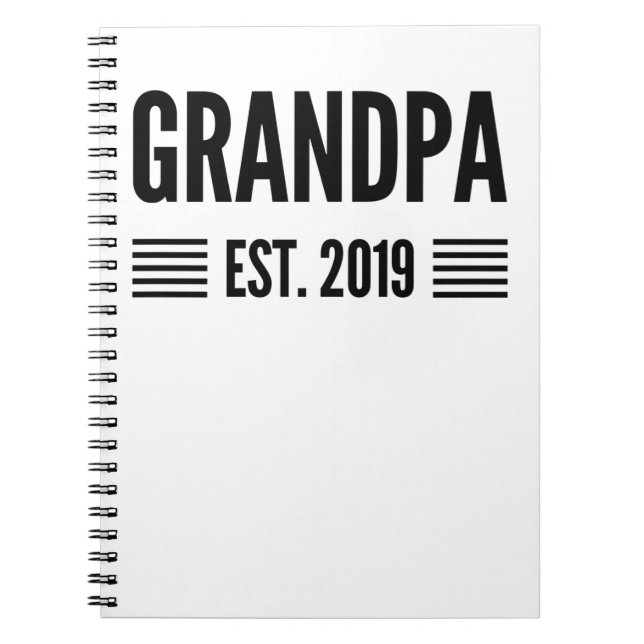 Cuaderno Diseño del abuelo establecido en 2019 (Frente)