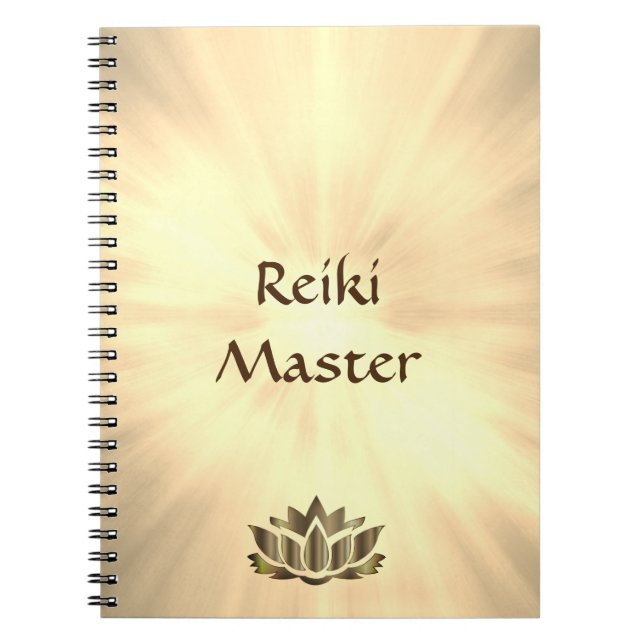 Cuaderno Diseño del amo de Reiki (Frente)
