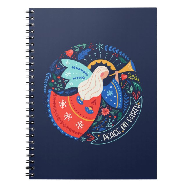 Cuaderno Diseño del Ángel de la Paz en la Tierra (Frente)