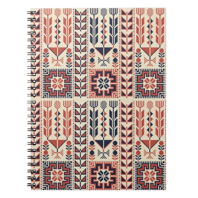 Cuaderno Diseño del bordado de Palestina (Frente)
