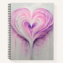 Diseño del corazón inspirador en acuarela suave